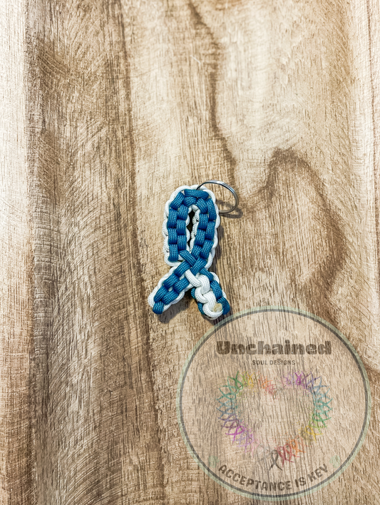 January Awareness Ribbon Keychain