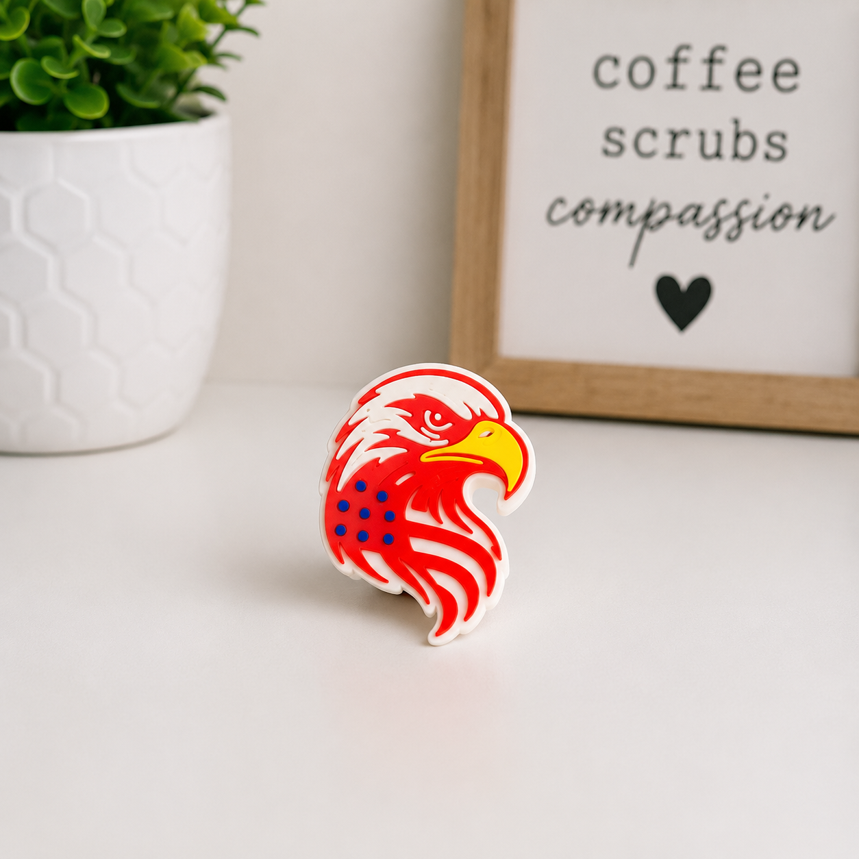 Patriotic Eagle | 3D Printed Straw Topper