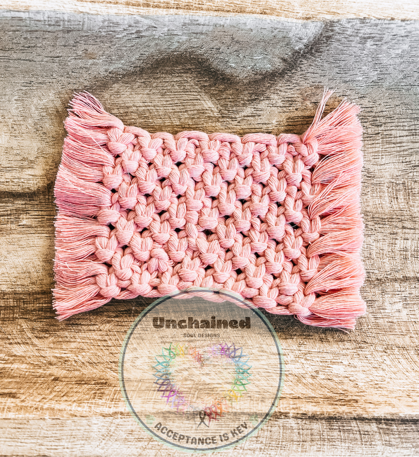 Macrame Square Coasters