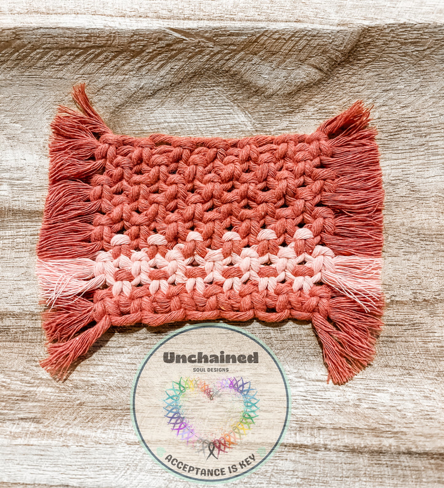 Macrame Square Coasters