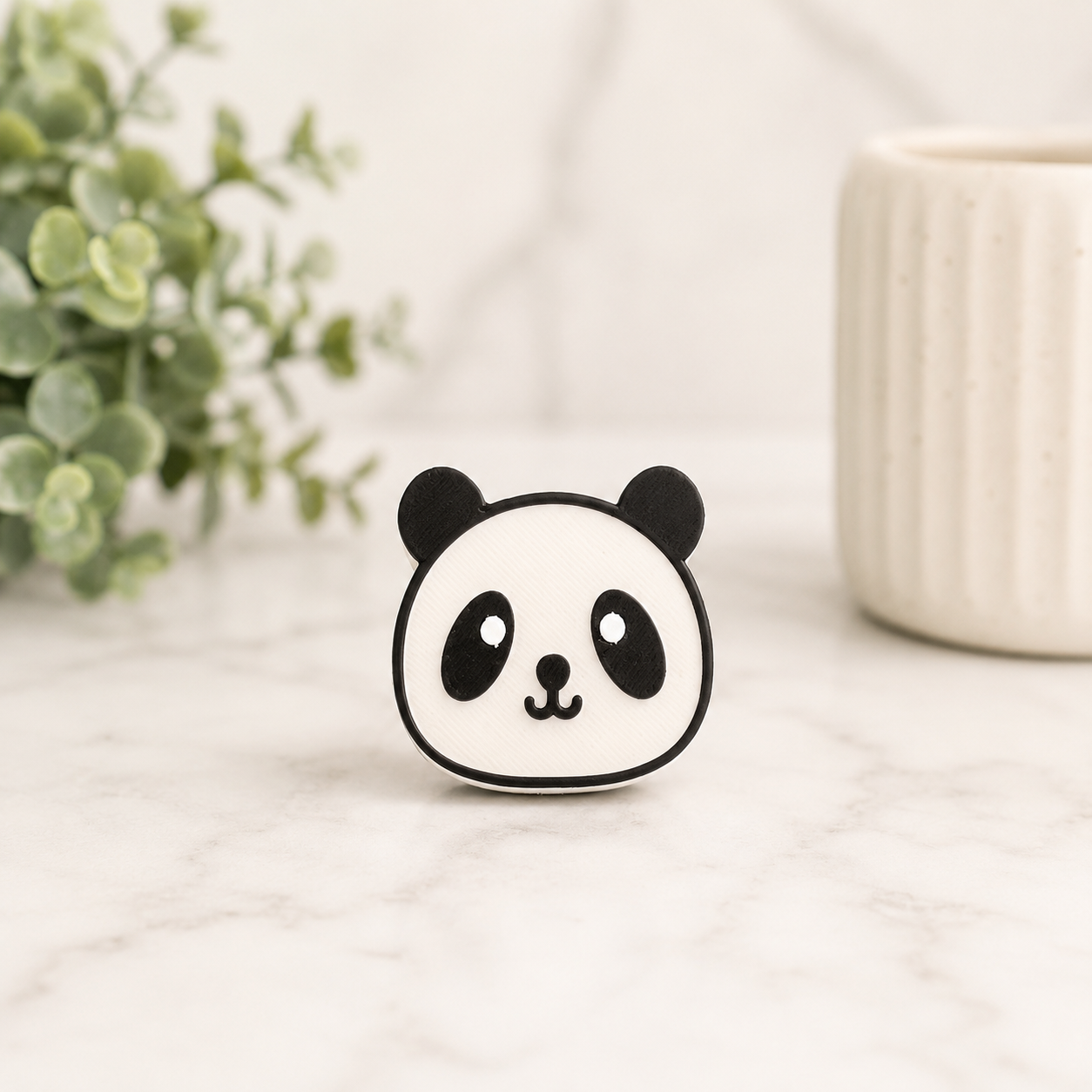 Panda 3D Printed Straw Topper ๐ผ