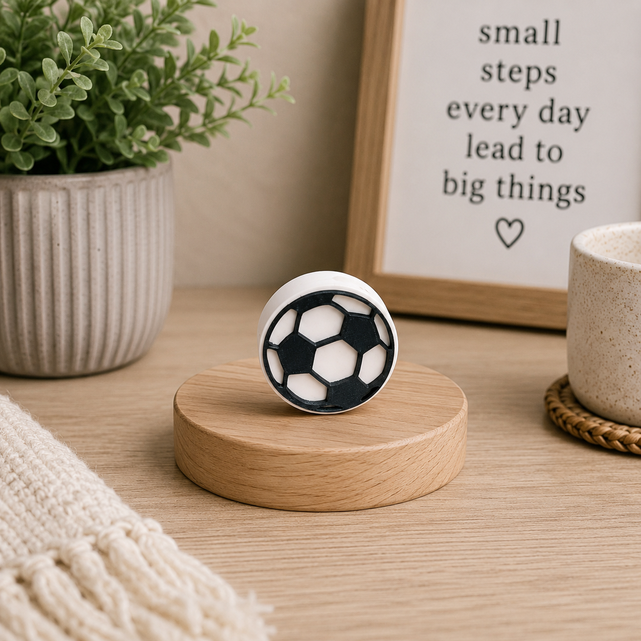 ⚽️ Soccer Ball | 3D Printed Straw Topper