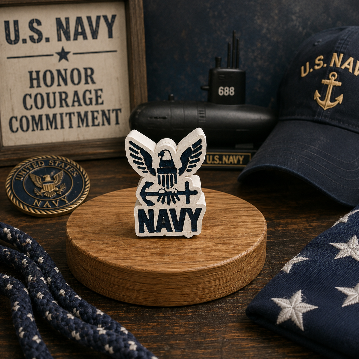 U.S. Navy | 3D Printed Straw Topper