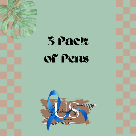 3 Pack Pens