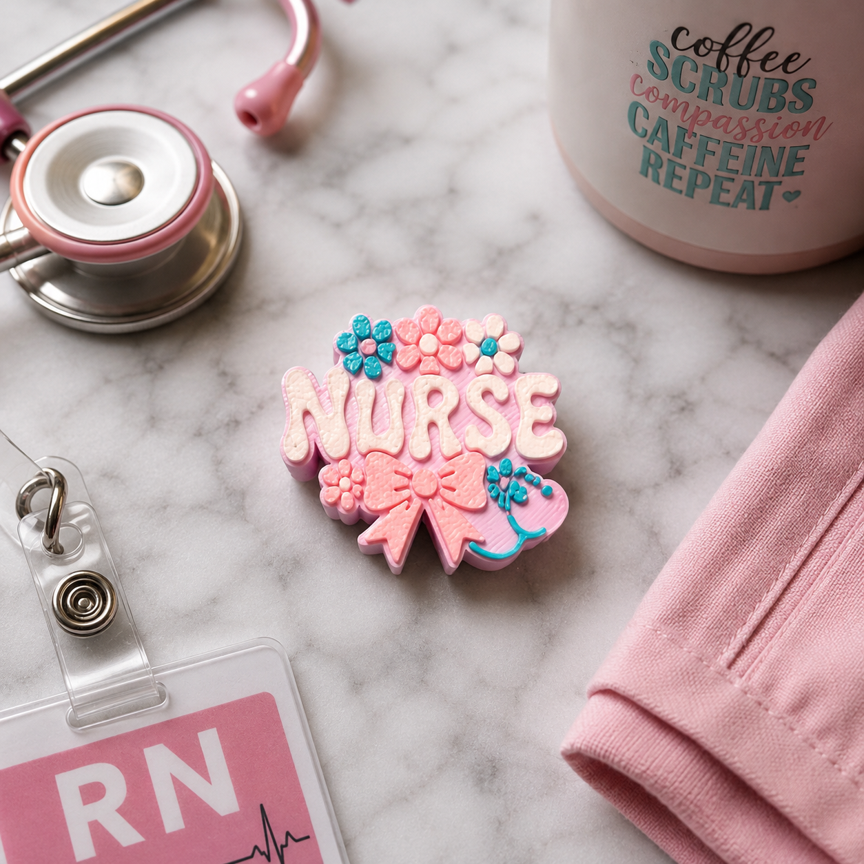 Nurse | 3D Printed Straw Topper