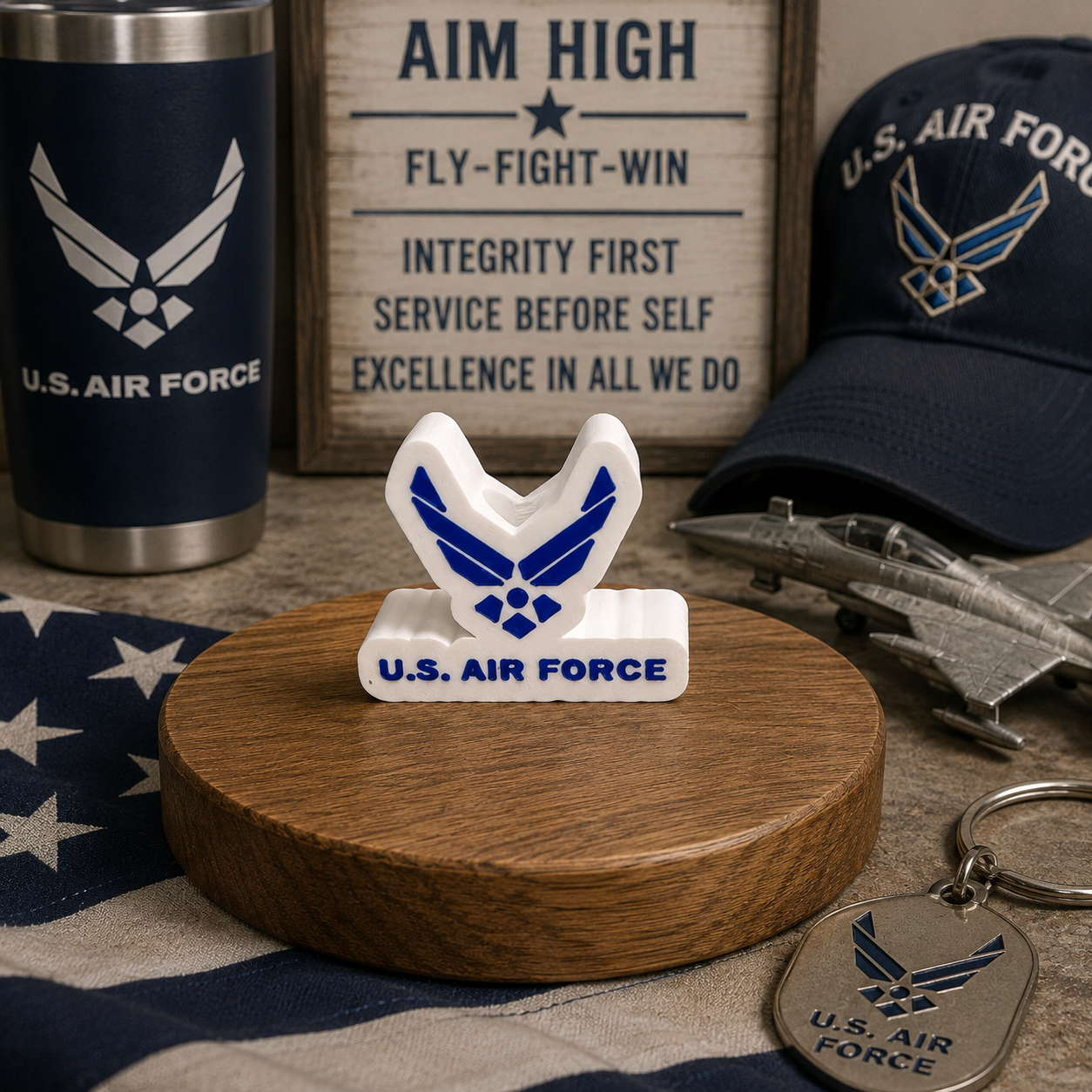 U.S. Air Force | 3D Printed Straw Topper