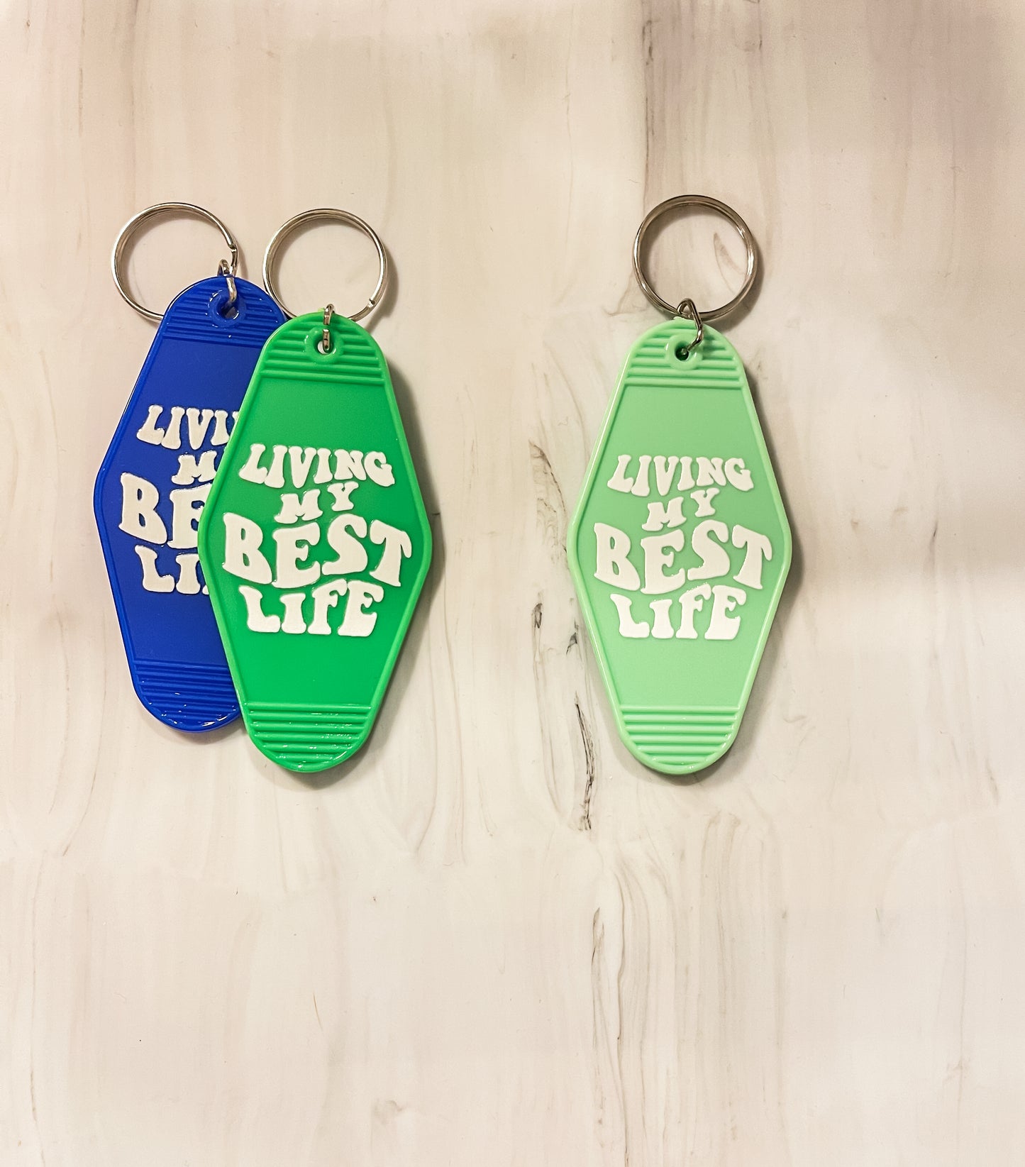 Living My Best Life |Motel Keychain