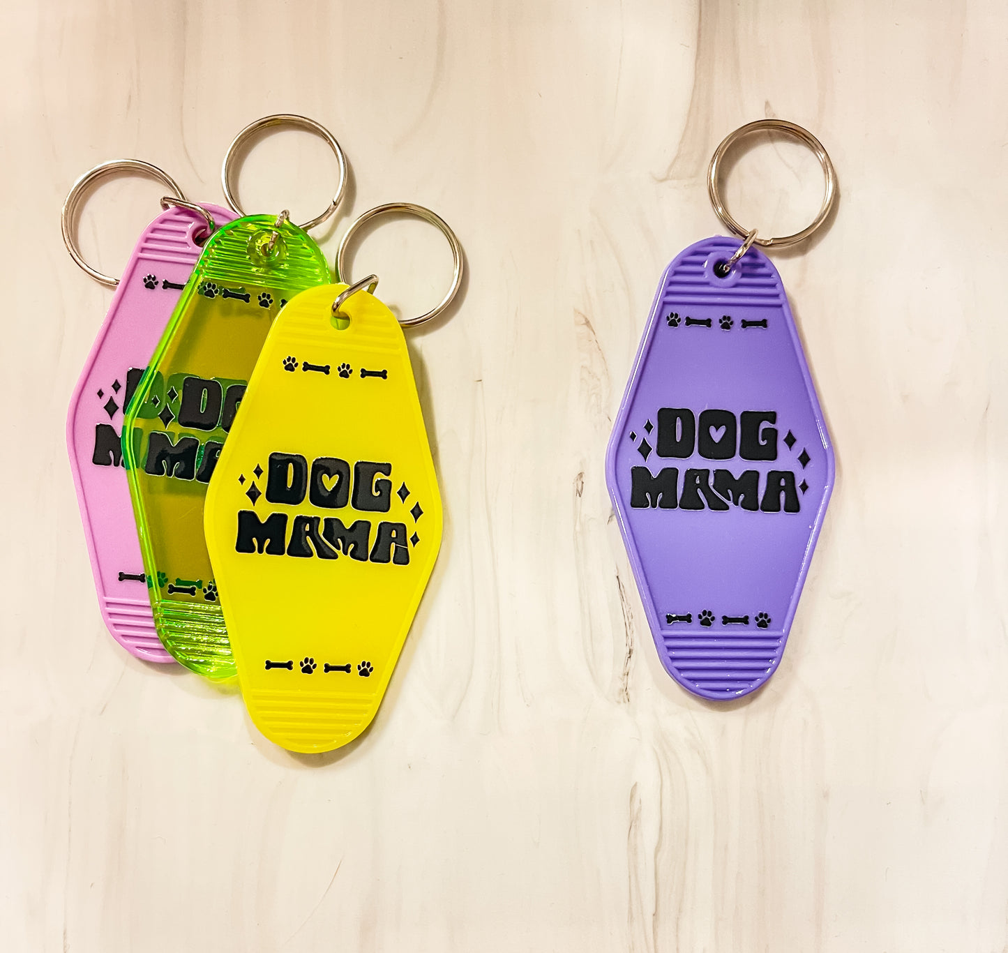 Dog Mama |Motel Keychain