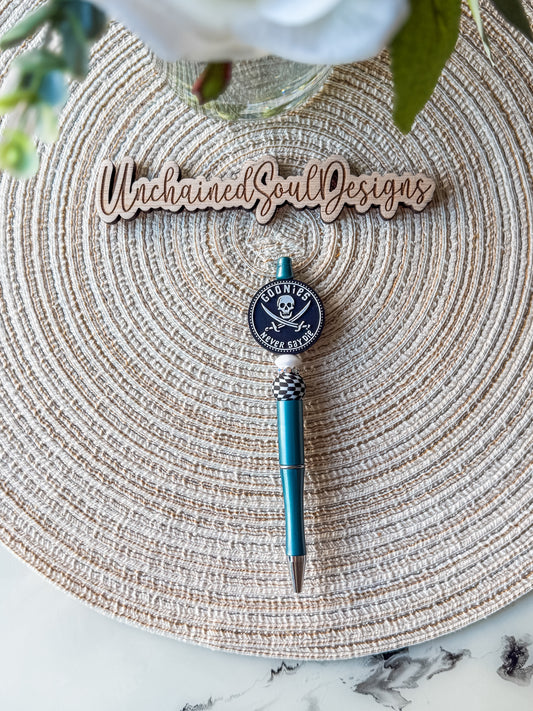 Goonies Never Say Die| Beaded Pen