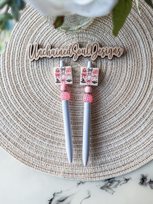 Fall Things Beaded Pen