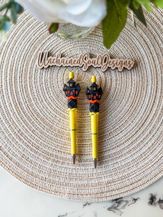 Haunted House| Beaded Pen