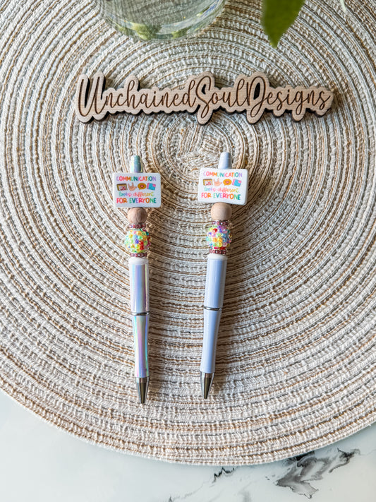 Communication looks Different for Everyone| Beaded Pen