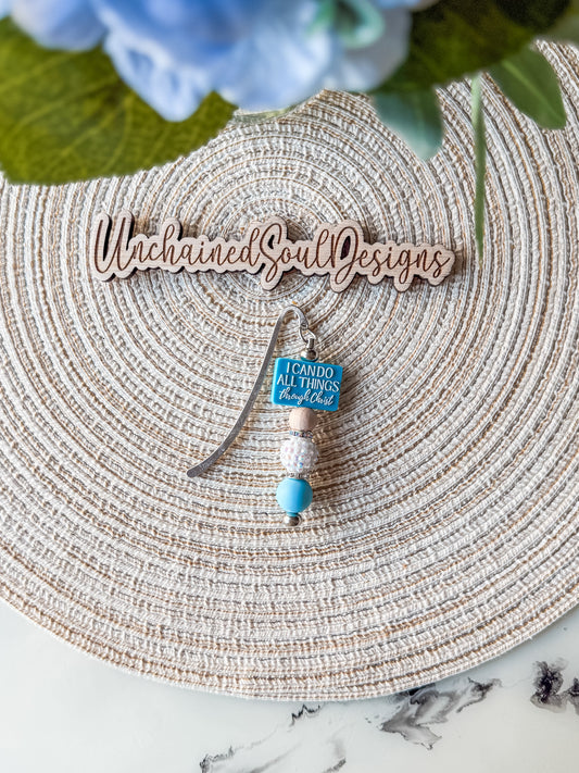 I Can Do All Things Through Christ| beaded Bookmark