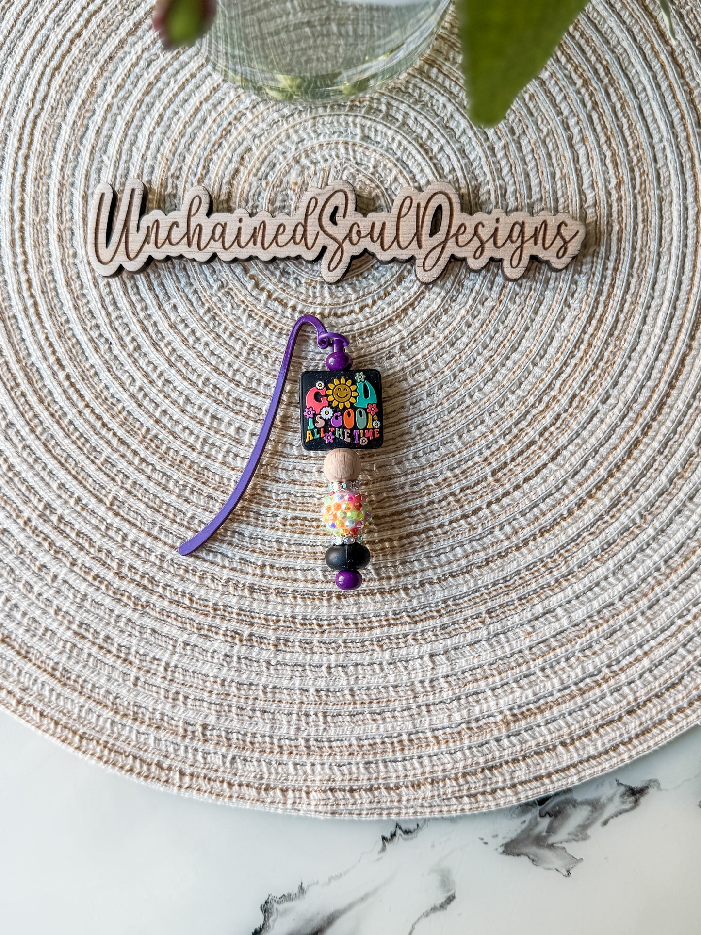 God Is Good All The Time| Beaded Bookmark