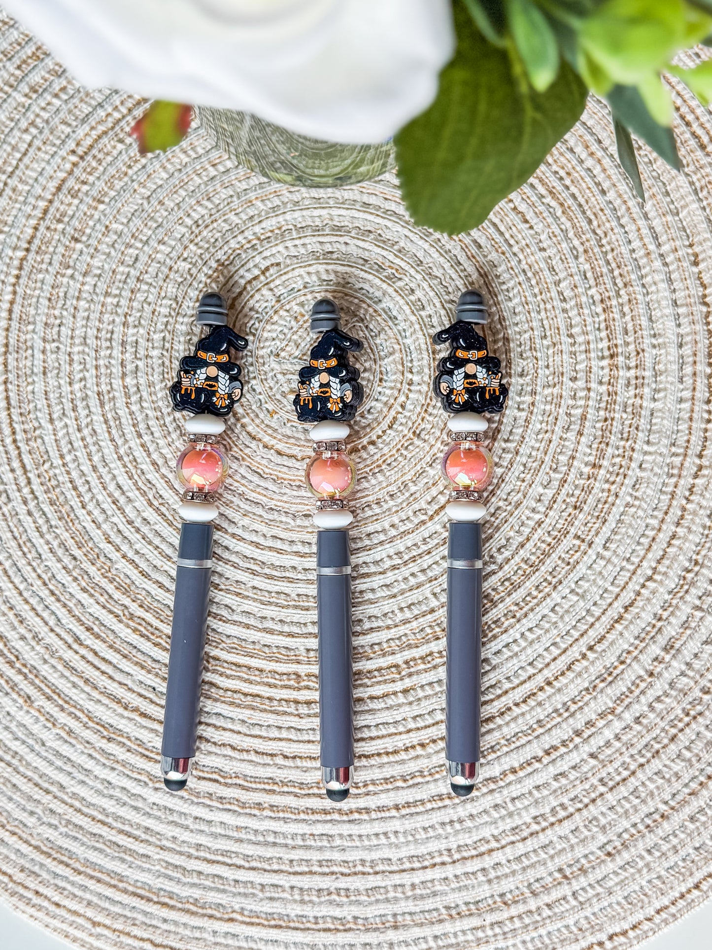 Fall Gnomes| Beaded Pen Stylus