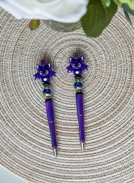 3D Bat Beaded Pen