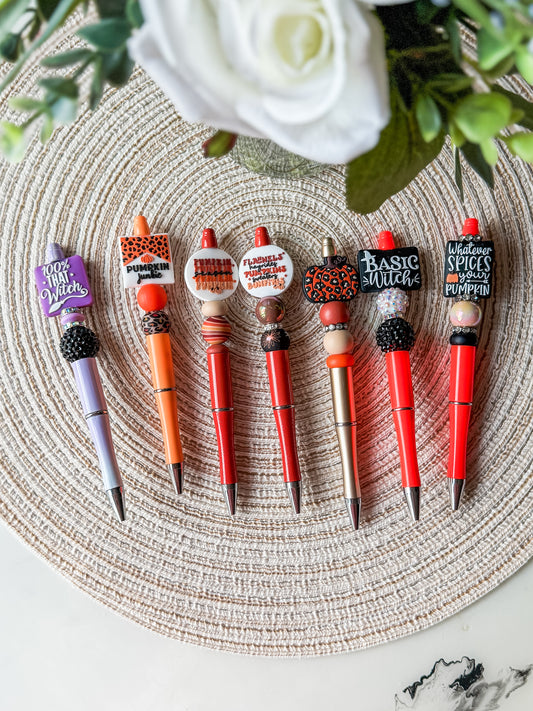 Fall Things Pt. 2| Beaded Pens