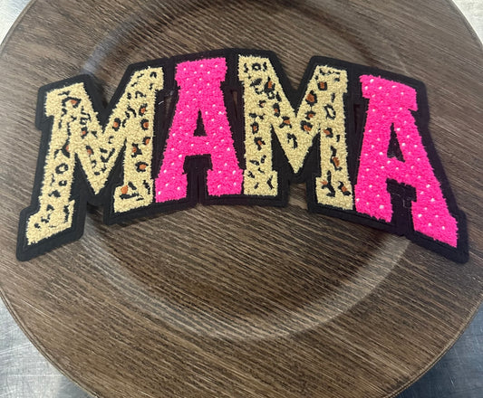 Leopard Pink Mama Patch