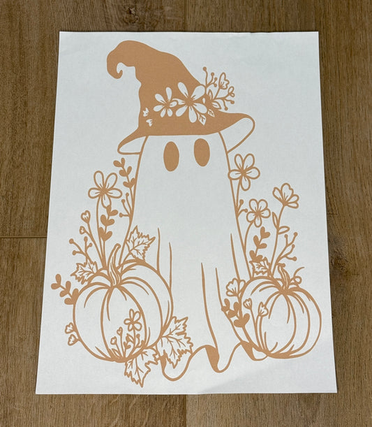 Light Brown Fall Ghost| Adult Tee