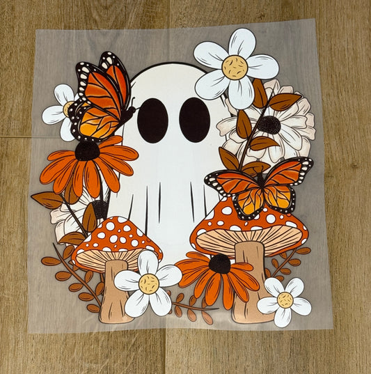 Ghost w/Mushroom| Adult Tee