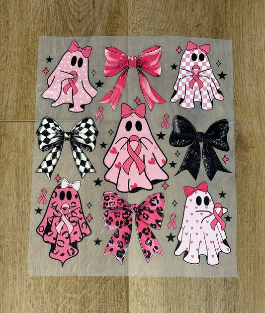 Ghosts for Breast Cancer Awareness| Adult Tee