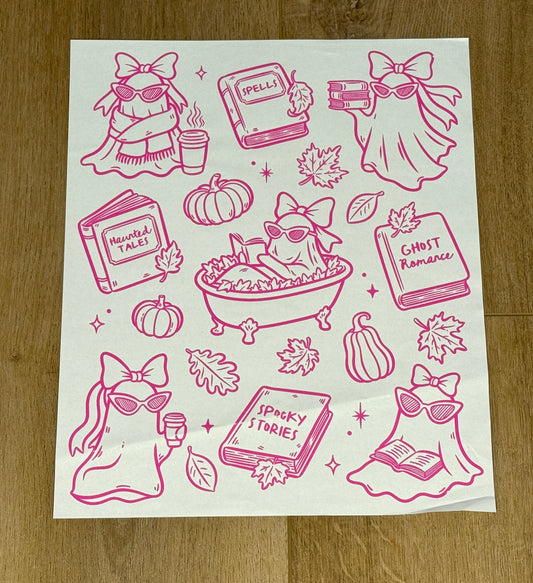 Reading Ghosts|Adult Tee