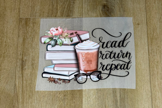 Read, Return, Repeat| Adult Tee