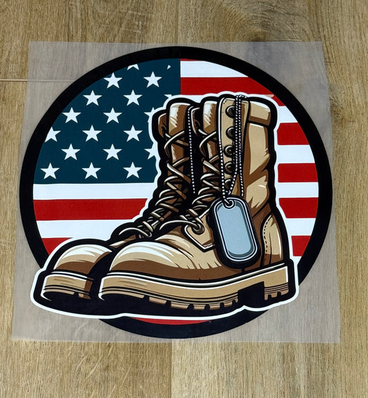 Boots and Dog Tags| Adult Apparel