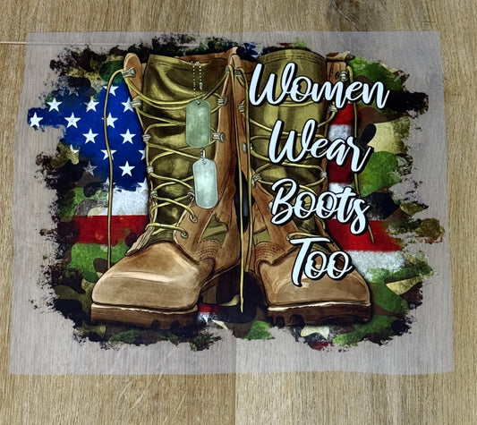 Women Wear Boots Too| Adult Tee