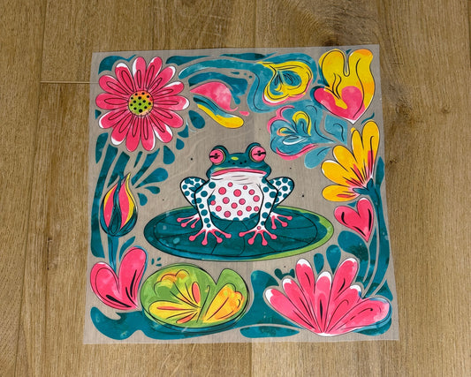 Colorful Frog| Adult Tee