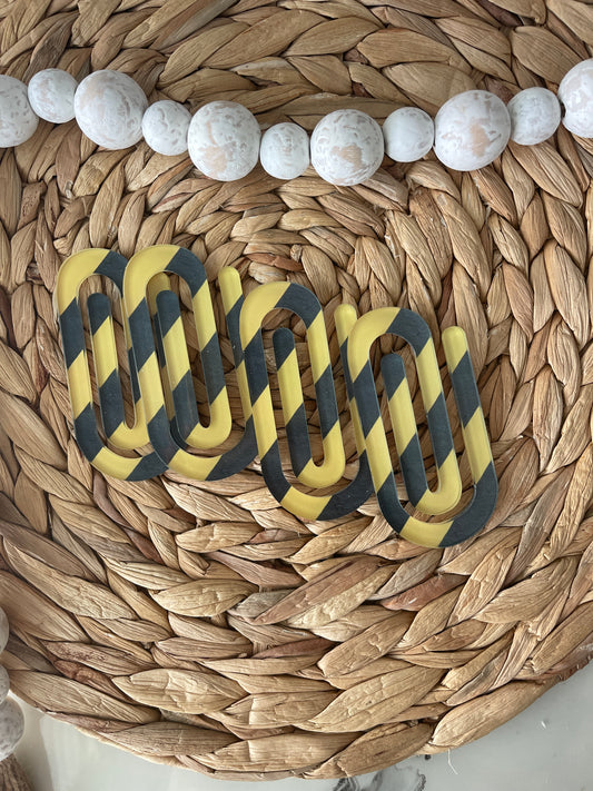 Iowa Hawkeyes-Inspired-Jumbo Paperclip Bookmark