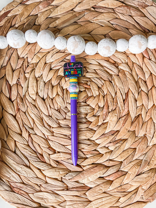 Autism Awarreness-Live Love Accept| Pen