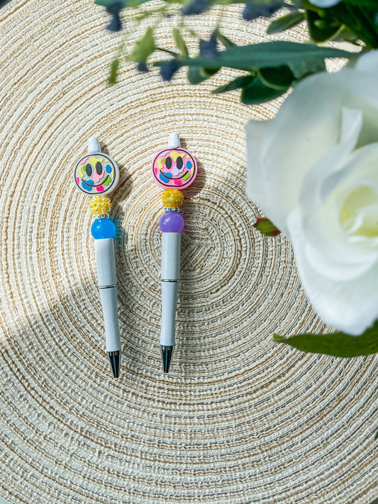 Colorful Happy Face| Pen