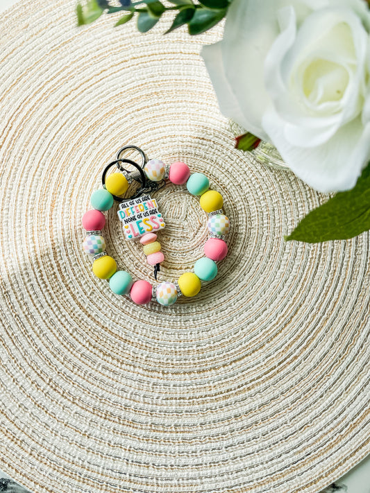 All of Us are Different Not Less| Wristlet