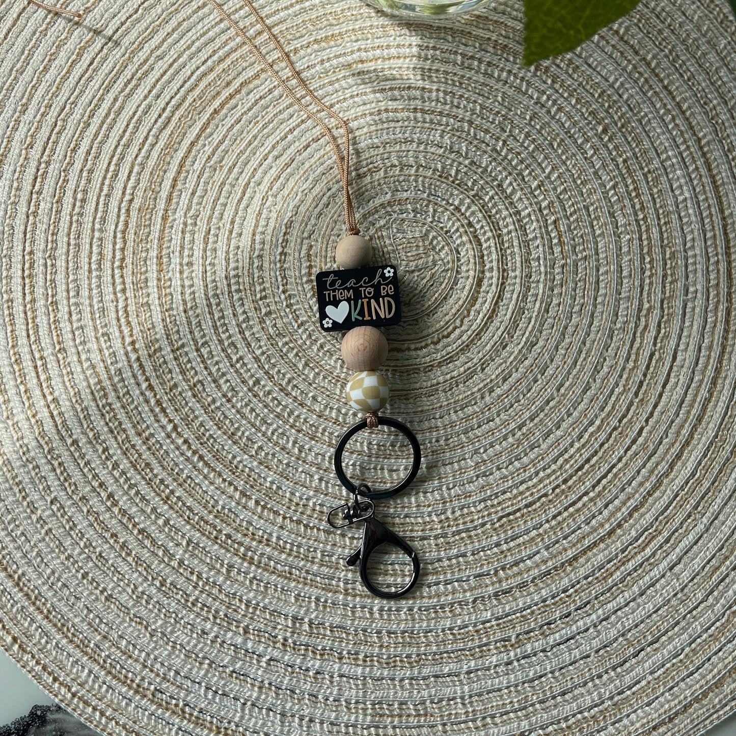 Teach Them To Be Kinds (Black)| Lanyard+ Pen