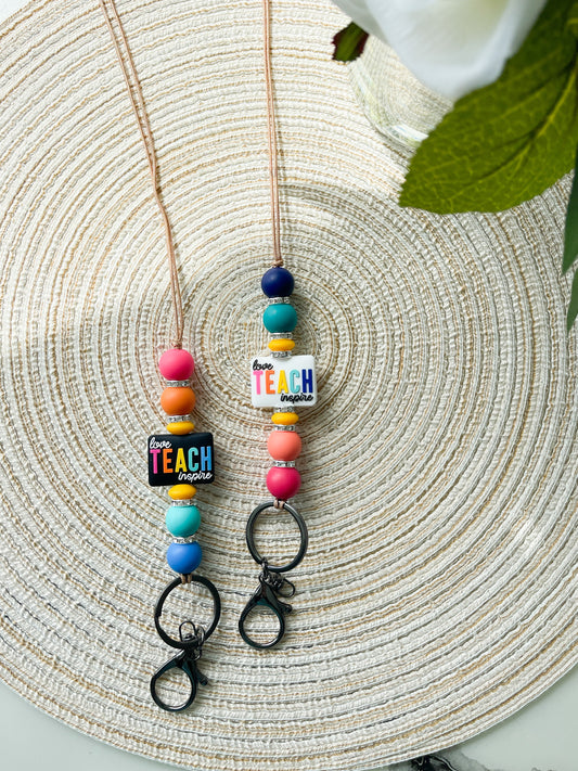Love. Teach. Inspire| Lanyard