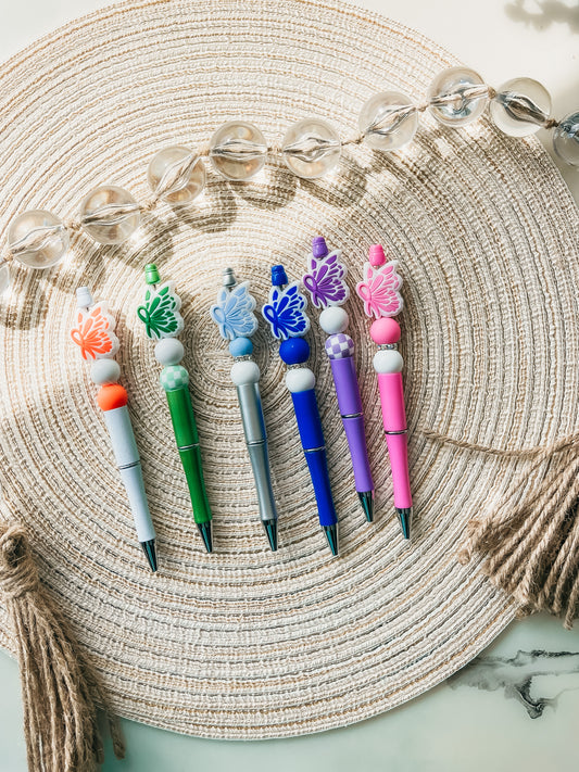 Awareness Ribbon with Butterfly| Pen