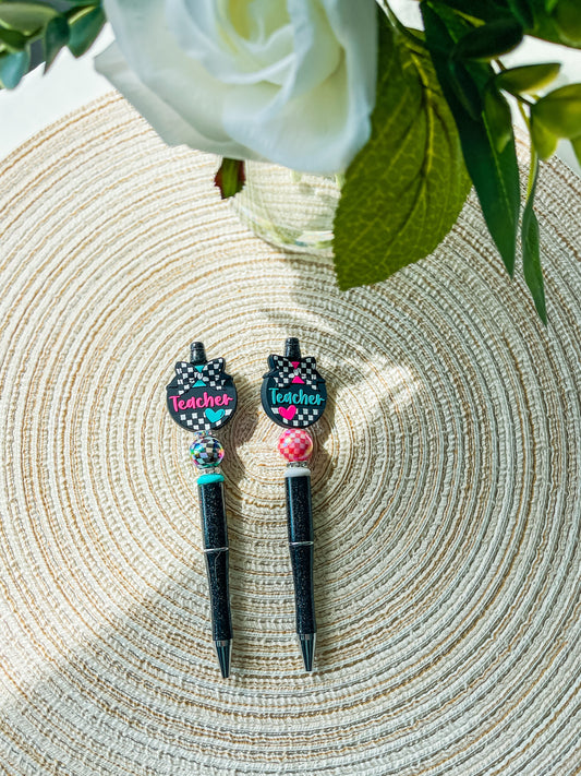 Checkered Teacher love| Pen