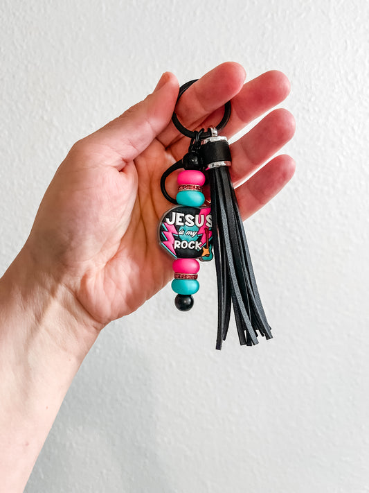 Jesus is My Rock| Keychain