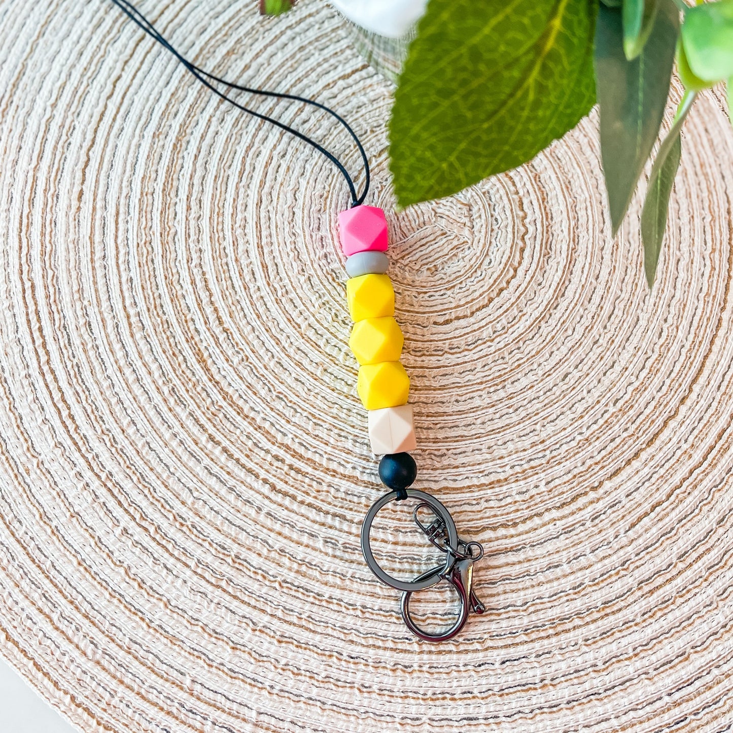 Pencil Handmade Beaded Lanyard