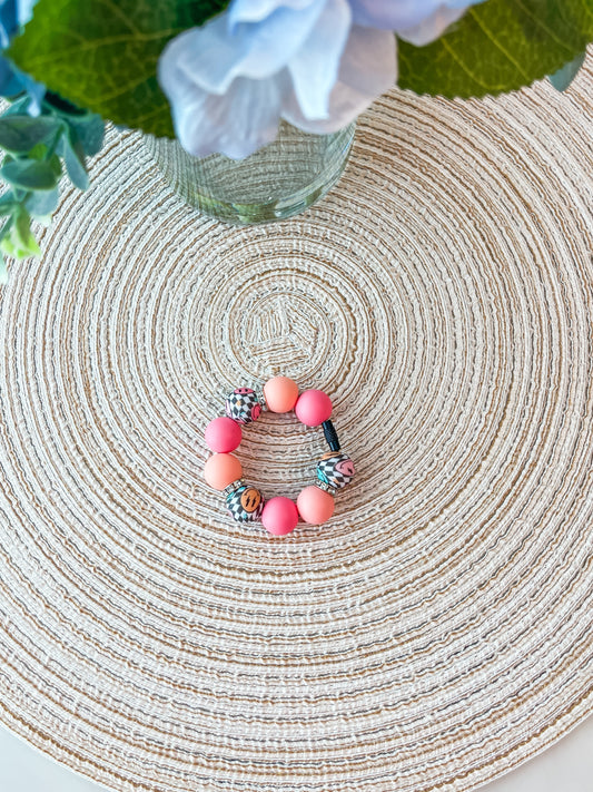 Checkered Happy Face| Cup or Luggage Charm