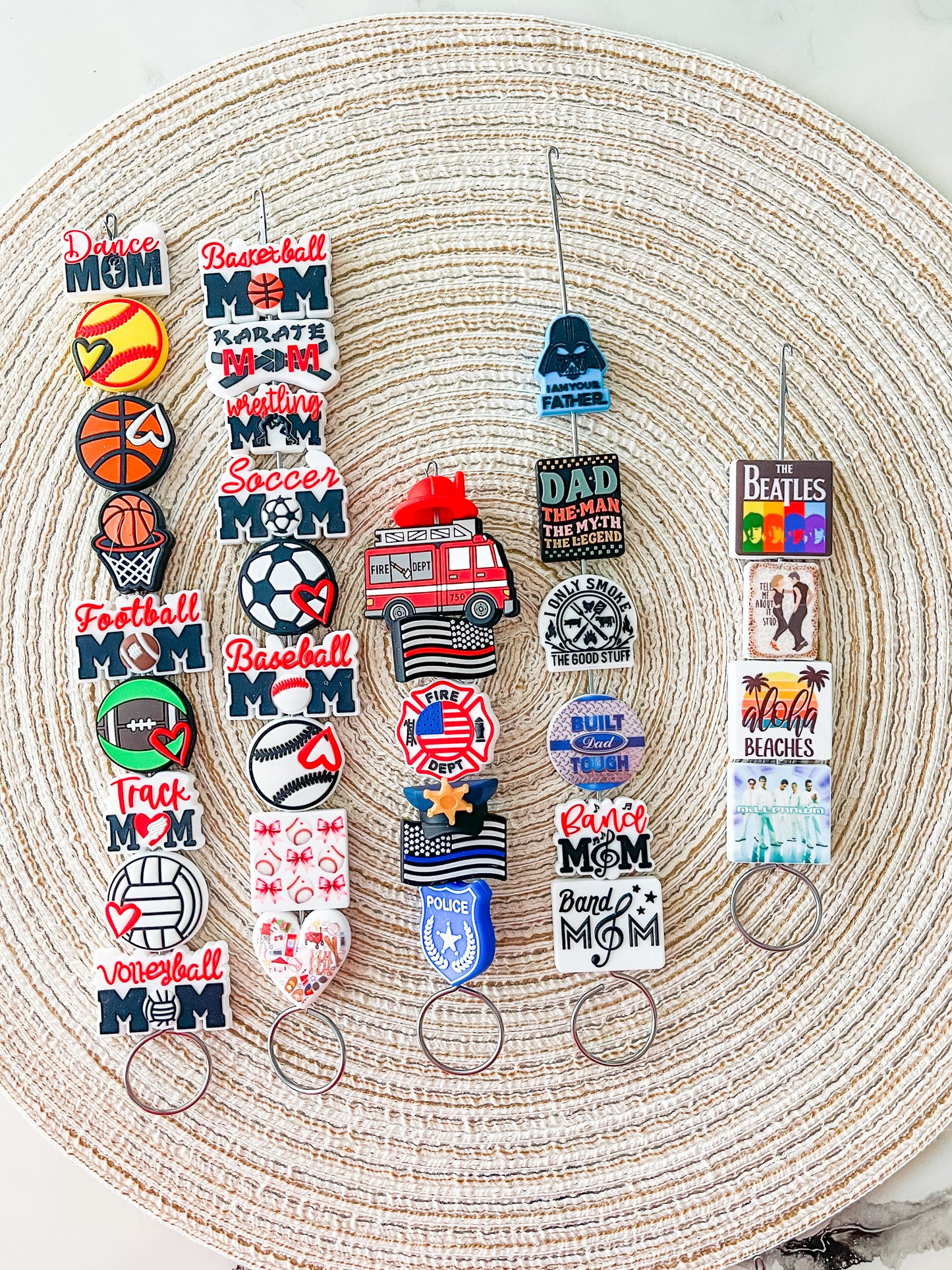 Custom Straw Charms