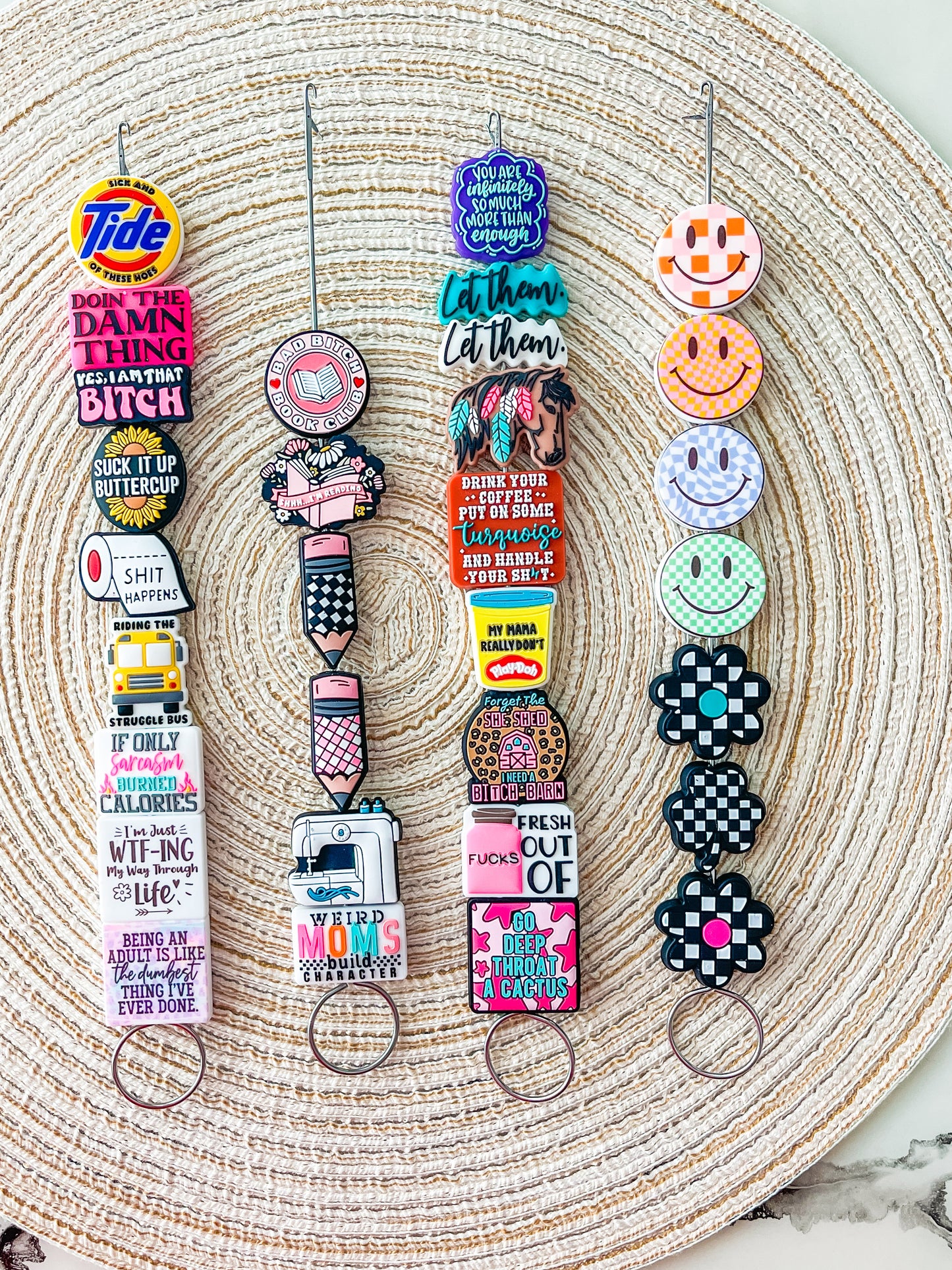Custom Straw Charms