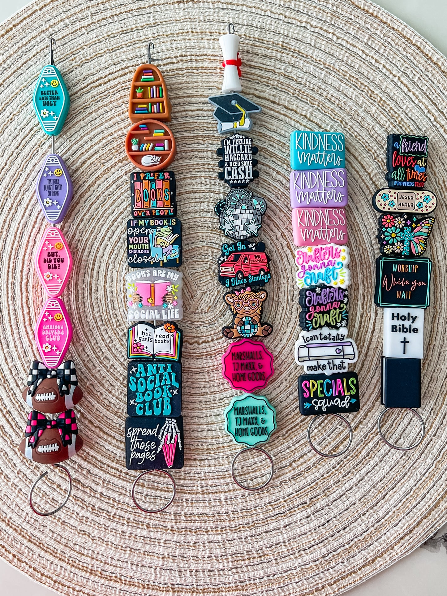 Custom Straw Charms