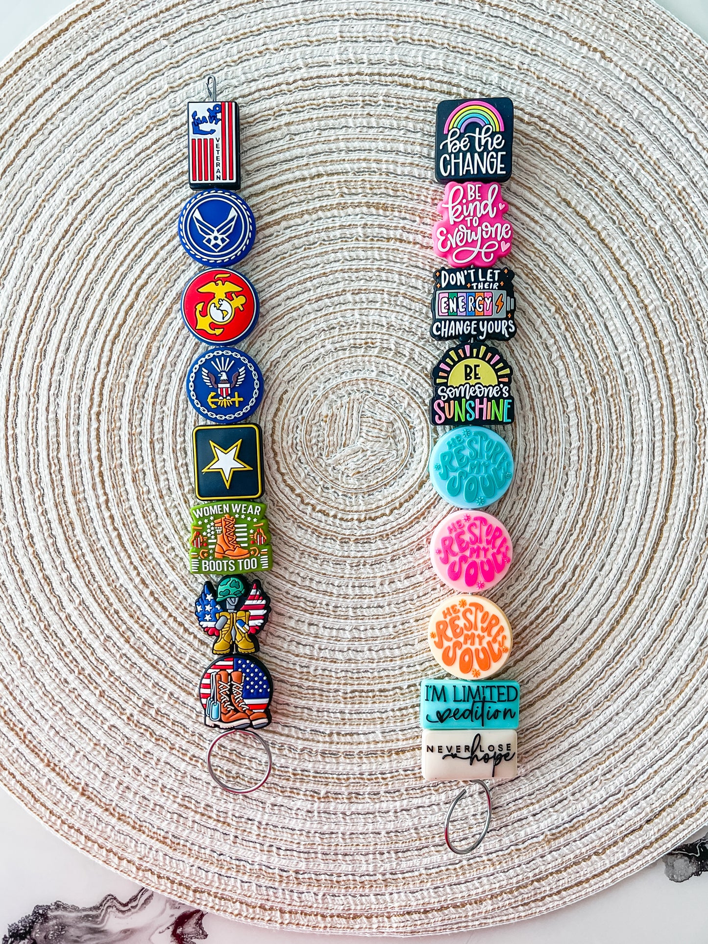 Custom Straw Charms
