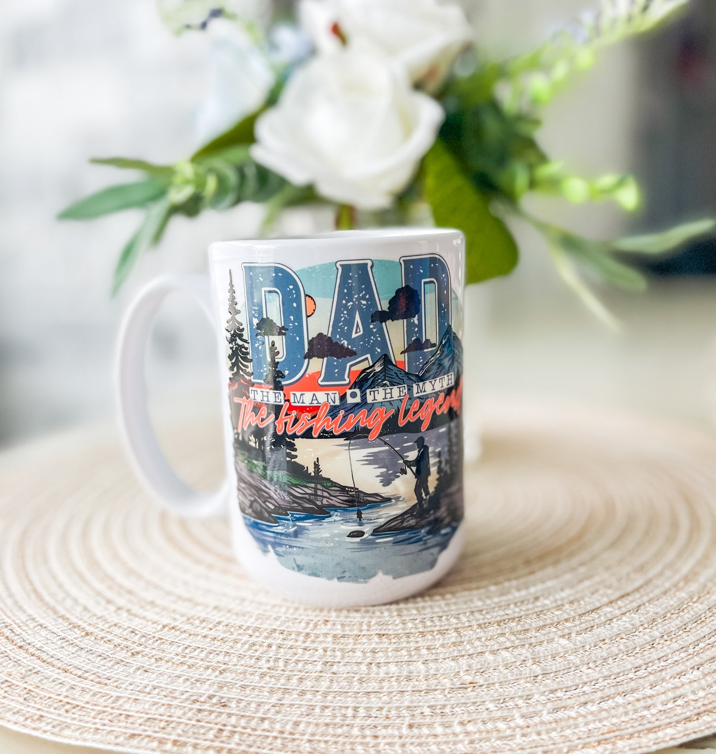 Dad- The Man The Myth- The Fishing Legend| Coffee Mug