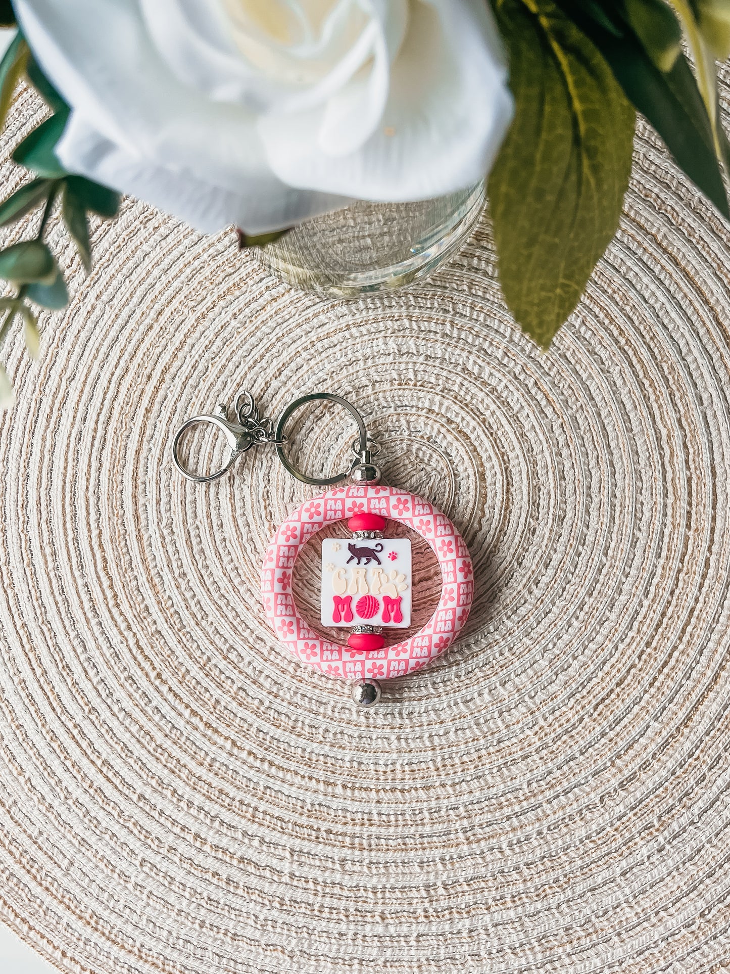 Cat Mom| Mini Keychain