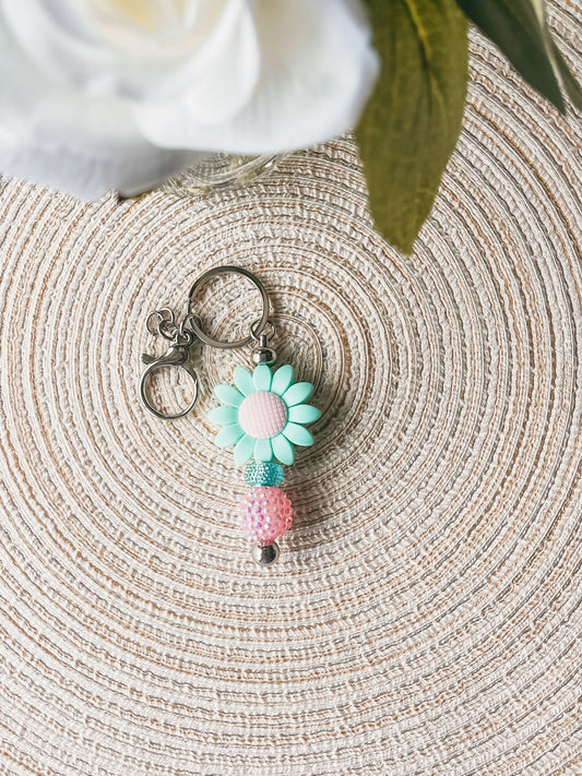 Sunflower Bar Keychain