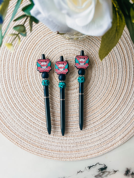 Somebody Save Me…| Skinny Straight Pen