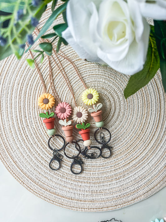 Flower Lanyards or Car Charn